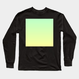 Green-yellow pastel ombre gradient Long Sleeve T-Shirt